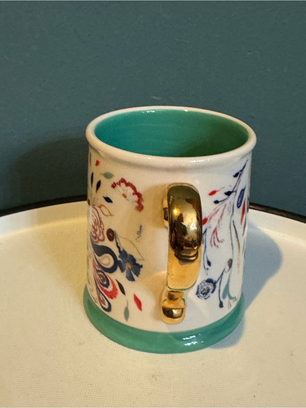 Anthropologie Starla Halfmann Folklore Fawns Deer Mug Cup - Picture 3 of 8